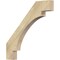 Ekena Millwork 4"W x 36"D x 36"H Merced Rough Sawn Knee Brace, Douglas Fir BRC04X36X36MRC00RDF - alternate 1